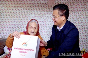 Lãnh đạo Thành phố thăm, chúc tết Mẹ Việt Nam Anh hùng, người có công và một số đơn vị trên địa bàn