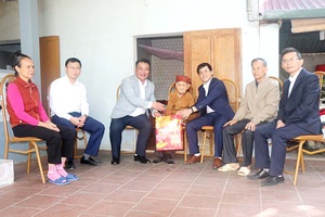 Thăm, tặng quà Mẹ Việt Nam Anh hùng Đoàn Thị Diệp