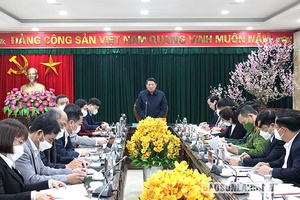 Đồng chí Phó Bí thư Thường trực Tỉnh ủy kiểm tra triển khai nhiệm vụ năm 2022 tại huyện Vân Hồ