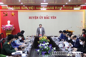 Đồng chí Phó Chủ tịch HĐND tỉnh làm việc tại huyện Bắc Yên