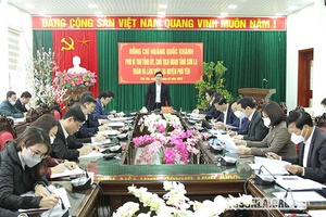 Đồng chí Chủ tịch UBND tỉnh làm việc tại huyện Phù Yên