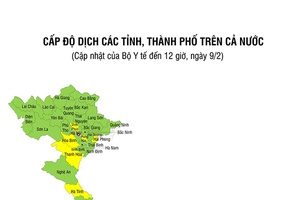 Cấp độ dịch mới nhất của các tỉnh, thành phố trên cả nước