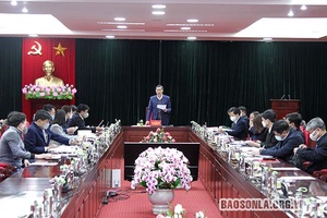 Thường trực Tỉnh ủy làm việc với Công ty cổ phần Tập đoàn Phúc Sơn