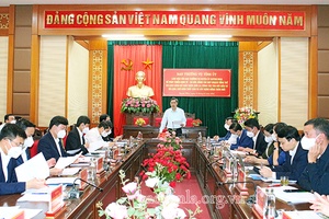 Đồng chí Bí thư Tỉnh ủy làm việc tại huyện Quỳnh Nhai