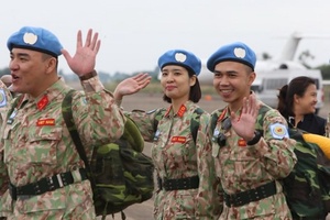 Việt Nam có nhiều đóng góp tích cực hoạt động gìn giữ hòa bình