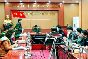 Giám sát công tác phòng, chống dịch Covid-19 tại huyện Sốp Cộp