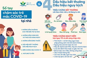 Ra mắt Sổ tay chăm sóc trẻ mắc Covid-19 tại nhà dạng số hóa