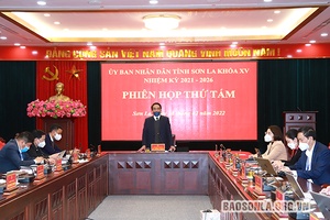 Phiên họp thứ tám, UBND tỉnh khóa XV, nhiệm kỳ 2021-2026