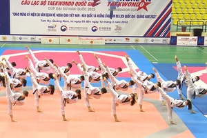 Gần 1.000 vận động viên tham gia Giải Vô địch các Câu lạc bộ Taekwondo quốc gia