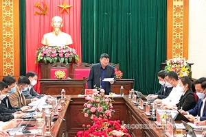 Đoàn công tác của Thường trực Tỉnh ủy làm việc với huyện Quỳnh Nhai