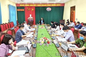 Đồng chí Phó Chủ tịch Thường trực UBND tỉnh làm việc tại huyện Yên Châu