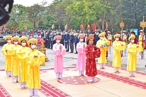 Giỗ Tổ Hùng Vương 2022 có chủ đề "Linh thiêng nguồn cội, đất Tổ Hùng Vương"