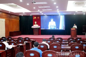 Hội nghị báo cáo viên Tỉnh ủy tháng 3