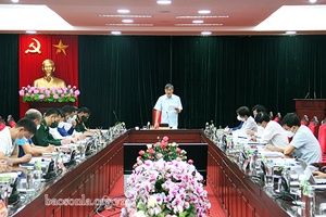 Họp Thường trực Ban Chỉ đạo phòng, chống dịch Covid-19 tỉnh