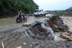 Ngày 23/3, vùng núi và trung du Bắc Bộ mưa lớn