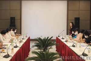 Nhóm nữ đại biểu Quốc hội làm việc với huyện Vân Hồ