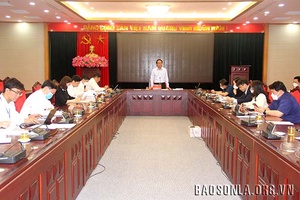 Họp Ban Chỉ đạo về xây dựng Mộc Châu trở thành thị xã vào năm 2025