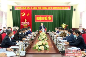 Đồng chí Phó Chủ tịch UBND tỉnh làm việc với 2 huyện Phù Yên, Bắc Yên