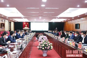 Đoàn công tác Bộ Tư pháp thăm và làm việc tại tỉnh Sơn La