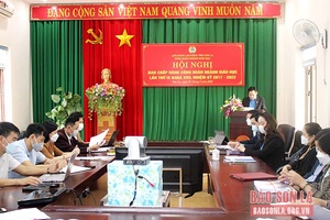 Hội nghị Ban Chấp hành Công đoàn ngành Giáo dục lần thứ IX, nhiệm kỳ 2017-2022