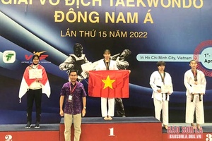 Sơn La có 3 vận động viên đoạt Huy chương tại Giải vô địch Taekwondo Đông Nam Á 2022