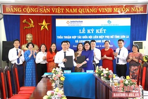 Ký kết thỏa thuận hợp tác về việc cho vay vốn thông qua tổ liên kết