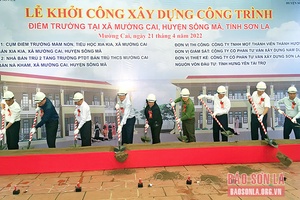 Khởi công xây dựng điểm trường xã Mường Cai