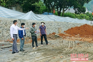 Mai Sơn đẩy nhanh tiến độ thi công các công trình