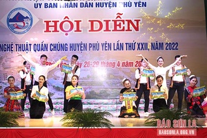 Hội diễn nghệ thuật quần chúng huyện Phù Yên lần thứ XXII