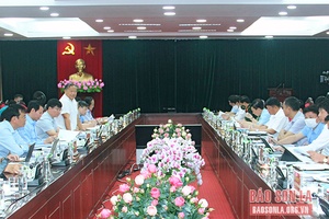 Đoàn công tác của Trung ương Hội Nông dân Việt Nam làm việc với tỉnh ta