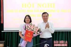 Công bố Quyết định của Ban Thường vụ Tỉnh ủy về công tác cán bộ