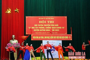 Hội thi tuyên truyền viên giỏi “Chung tay phòng, chống dịch Covid-19” 