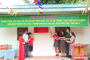 Khánh thành, bàn giao và đưa vào sử dụng công trình “Bếp ăn yêu thương- Nâng bước em tới trường” 