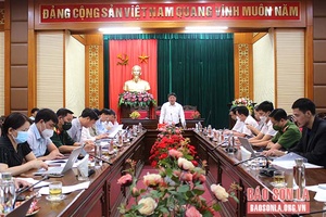 Đồng chí Phó Bí thư Thường trực Tỉnh ủy làm việc tại huyện Quỳnh Nhai