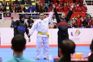 VĐV Sơn La Quàng Thị Thu Nghĩa đoạt Huy chương Vàng Pencak silat tại SEA Games 31