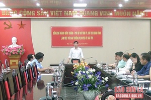 Đồng chí Chủ tịch UBND tỉnh làm việc tại huyện Bắc Yên