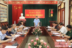 Hội nghị giao ban công tác báo chí tháng 5