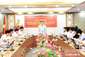 Hội nghị thống nhất nội dung, thời gian tổ chức kỳ họp thứ năm, HĐND tỉnh khóa XV