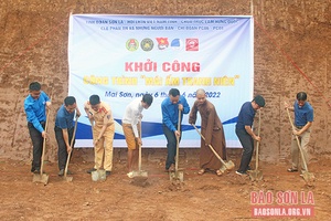 Khởi công 2 công trình “Mái ấm thanh niên” 