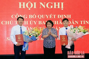 Hội nghị công bố quyết định của Chủ tịch UBND tỉnh về công tác cán bộ