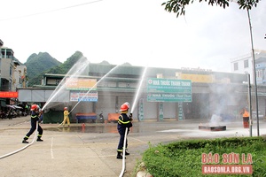 Mô hình điểm Chợ kiểu mẫu an toàn phòng cháy, chữa cháy