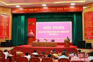 Hội nghị Ban Chấp hành Đảng bộ Thành phố lần thứ 10