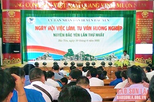 Ngày hội việc làm huyện Bắc Yên lần thứ nhất năm 2022