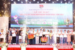 Giải bóng đá thanh niên ngành Ngân hàng tỉnh năm 2022