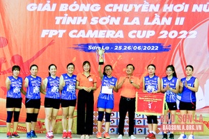 Giải bóng chuyền hơi nữ tỉnh Sơn La lần thứ II FPT Camera cup 2022