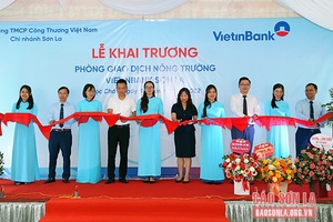 Vietinbank Sơn La khai trương Phòng giao dịch tại huyện Mộc Châu