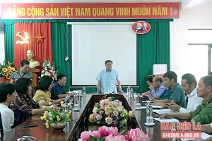 Đồng chí Phó Chủ tịch HĐND tỉnh làm việc tại huyện Bắc Yên