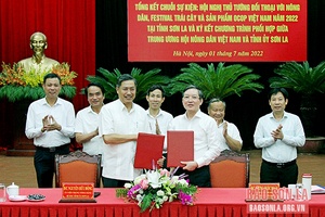 Tỉnh ủy Sơn La làm việc với Trung ương Hội Nông dân Việt Nam