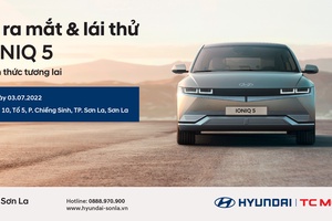 Hyundai Sơn La trân trọng kính mời Quý khách hàng tham dự Lễ ra mắt và lái thử xe điện IONIQ 5 hoàn toàn mới