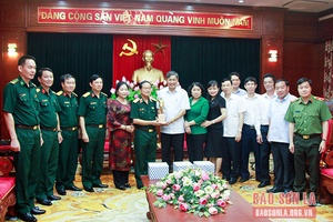 Đại tướng Đỗ Bá Tỵ thăm và làm việc tại tỉnh Sơn La